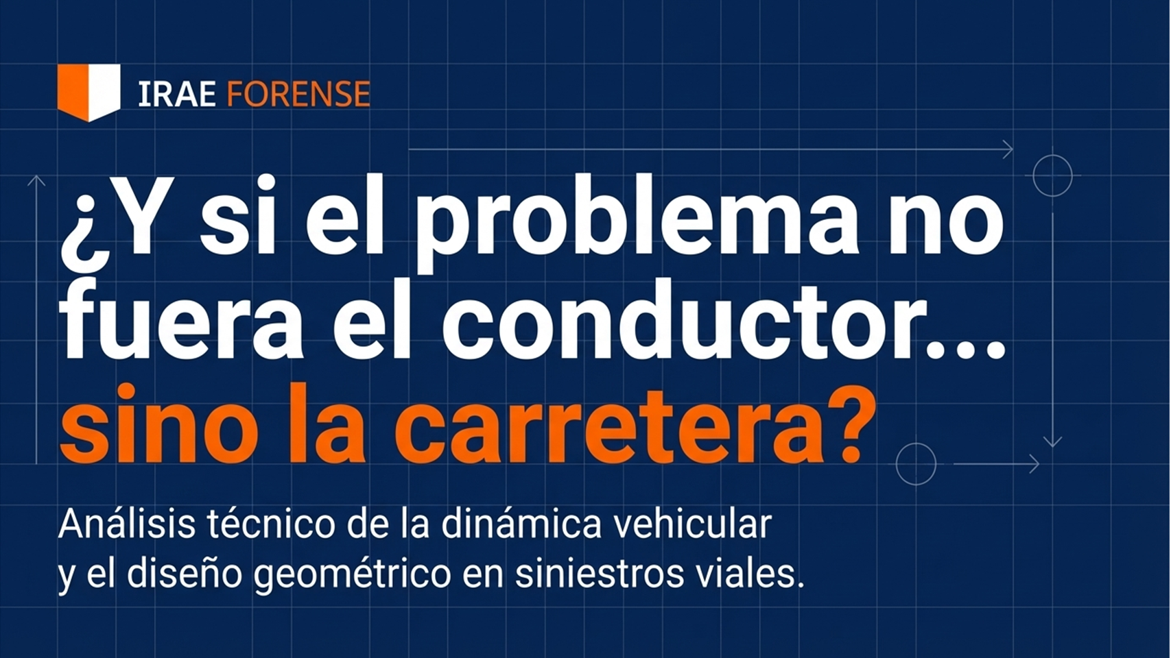 Velocidad, diseño vial y responsabilidad sistémica